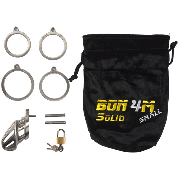 Bon4ML Solid Stål Kyskhetsbelte Pakkens innhold 80