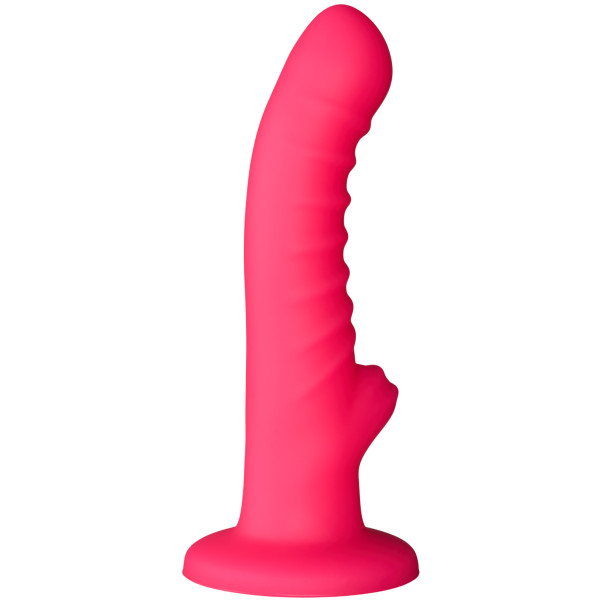 baseks Ribbed Stimulation Silikondildo 17 cm Produktbilde 3