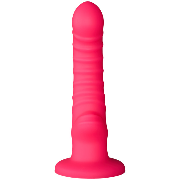 baseks Ribbed Stimulation Silikondildo 17 cm Produktbilde 2