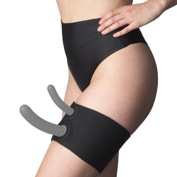 Sportsheets Dobbel Penetrering Thigh Strap-On Produktbilde på modell 1