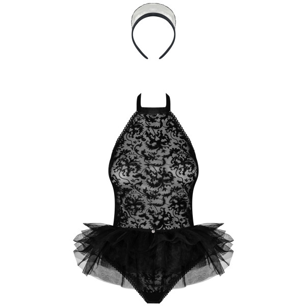 Obsessive Frilles Hushjelp Body-sett Produktbilde 3