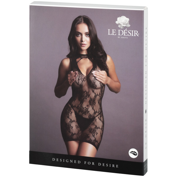 Le Désir minikjole med nøkkelhullshals pluss størrelse Emballasjebilde 90