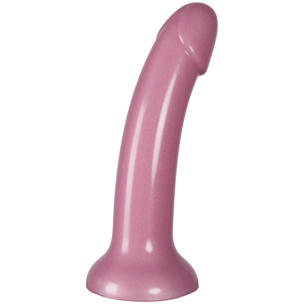 baseks Sparkling Rosa Silikondildo 18 cm Produktbilde 1