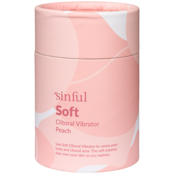 Sinful Soft Peach Klitorisvibrator Emballasjebilde 90