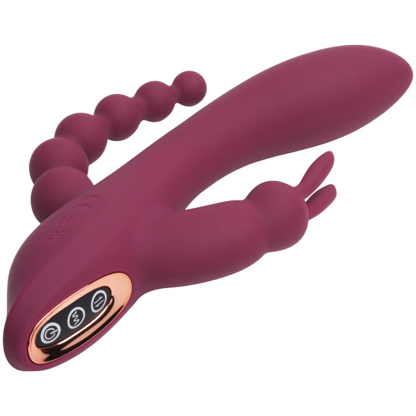 Sinful Triple Fun Bordeaux Oppladbar Rabbitvibrator Produktbilde 4