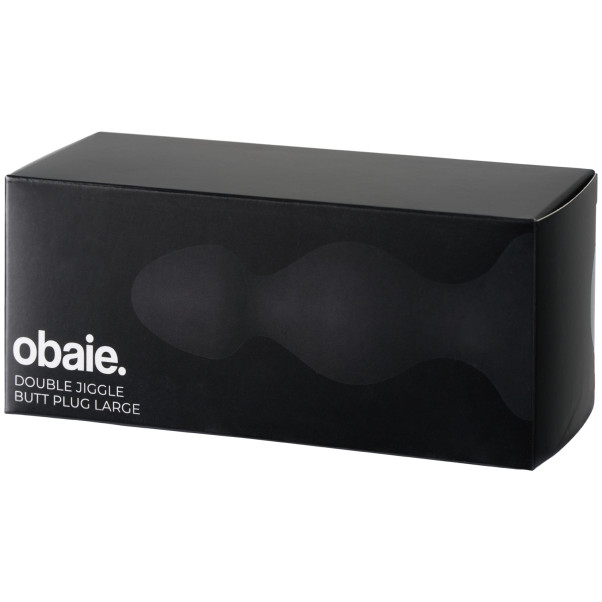 obaie Double Jiggle Stor Analplugg Emballasjebilde 90