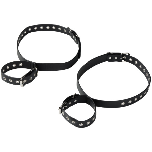 obaie Imitert Lær Håndledds- og Lårmansjetter Produktbilde 2