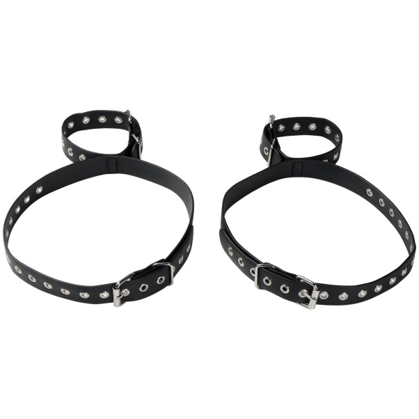 obaie Imitert Lær Håndledds- og Lårmansjetter Produktbilde 3