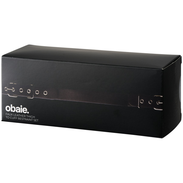 obaie Imitert Lær Håndledds- og Lårmansjetter Emballasjebilde 90