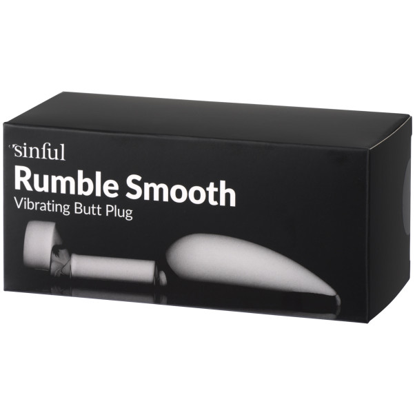Sinful Rumble Smooth Vibrerende Analplugg Emballasjebilde 90