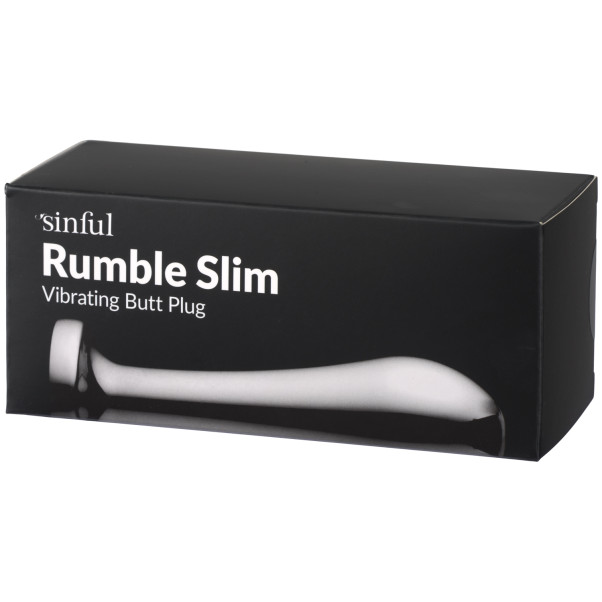 Sinful Rumble Slim Vibrerende Analplugg Emballasjebilde 90