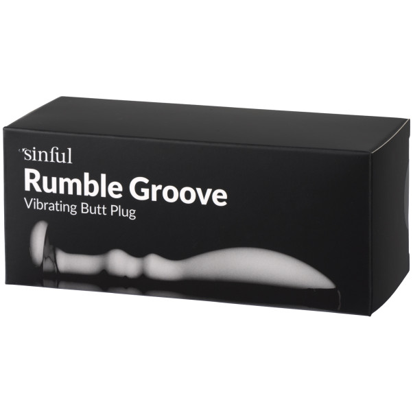Sinful Rumble Groove Vibrerende Analplugg Emballasjebilde 90