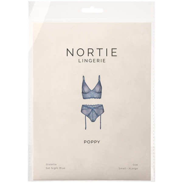 NORTIE Poppy Night Blue Bralette Sett Emballasjebilde 90