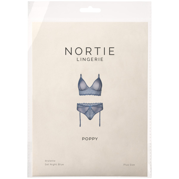 NORTIE Poppy Night Blue Bralette Sett Plus Size Emballasjebilde 90