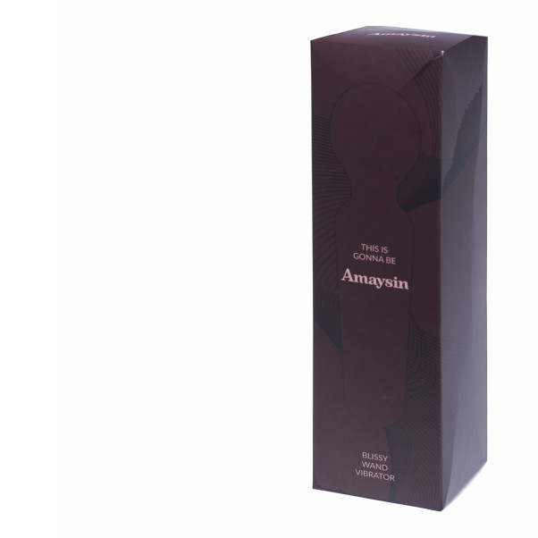 Amaysin Blissy Oppladbar Wand Vibrator Emballasjebilde 90