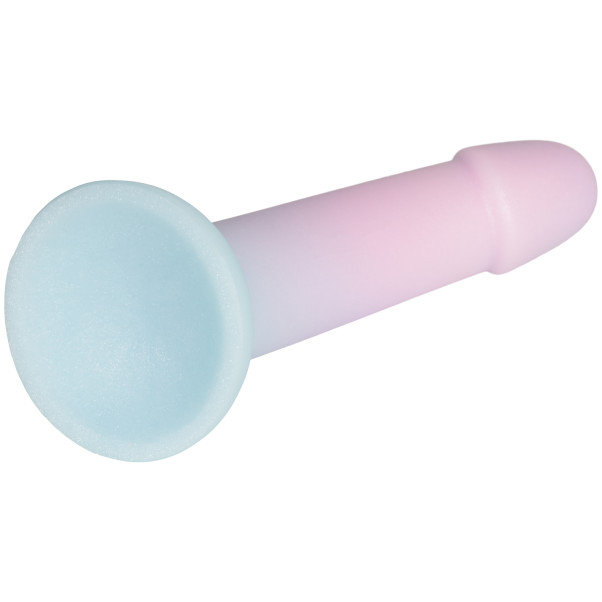 baseks Playful Pink Gradient Silikon Dildo 18 cm Produktbilde 4