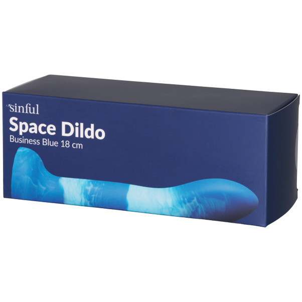 Sinful Business Blue Space Dildo 18 cm Emballasjebilde 90