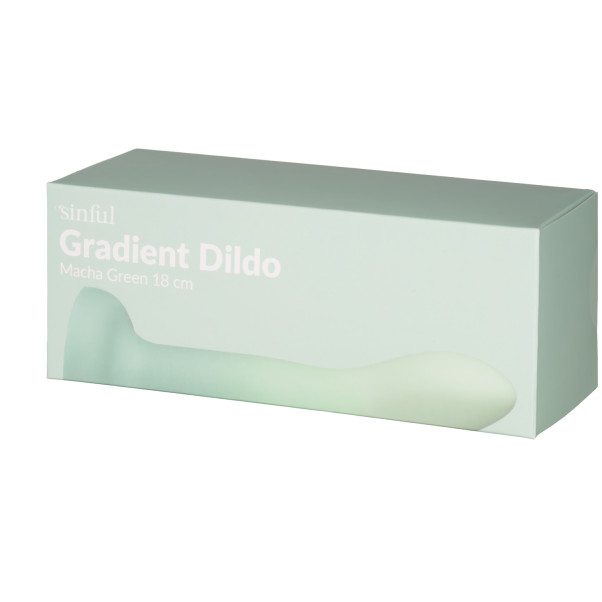 Sinful Gradient Matcha Green Dildo 18 cm Emballasjebilde 90