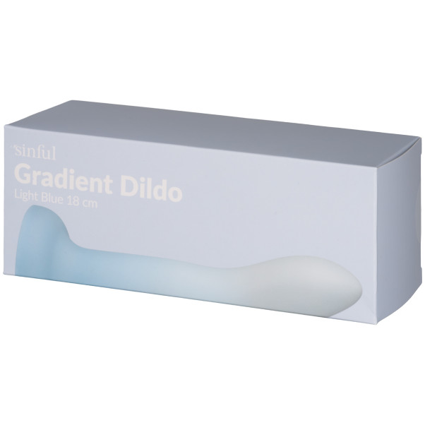 Sinful Gradient Light Blue Dildo 18 cm Emballasjebilde 90