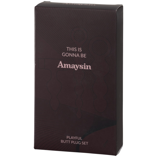 Amaysin Playful Butt Plug Sett Emballasjebilde 90