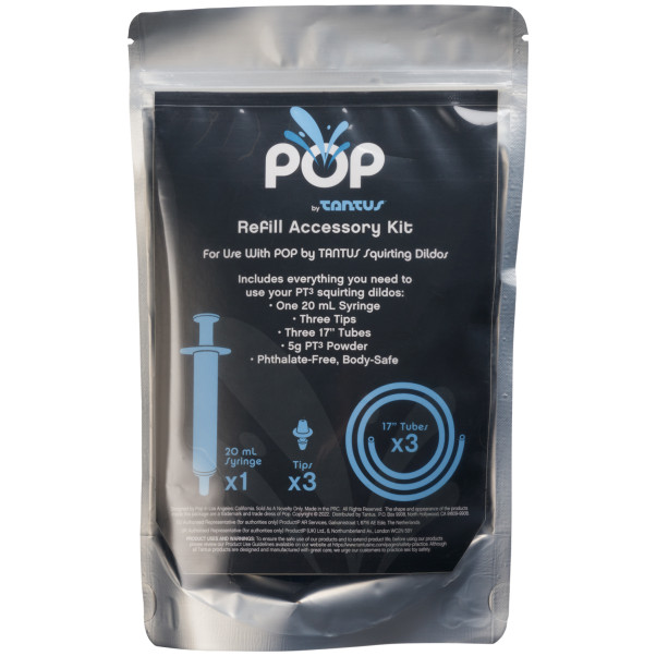 Tantus POP Squirting Dildo Refill Accessory Kit Emballasjebilde 90