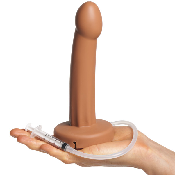Tantus POP Squirting Dildo Produktbilde med hånd 50