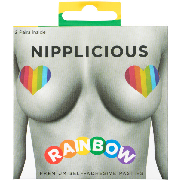 Nipplicious Regnbueklistremerker for Brystvortene 4 stk. Emballasjebilde 90