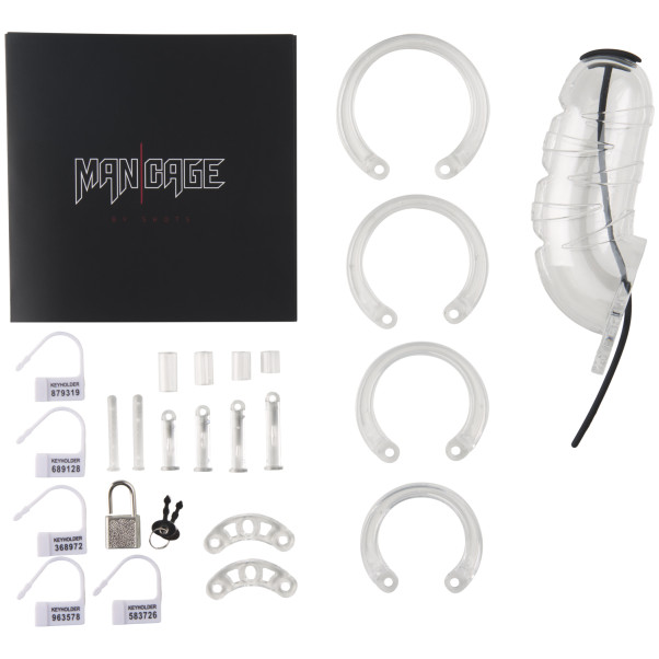 Mancage 17 Kyskhetsbur med Urinrørssonde Pakkens innhold 80