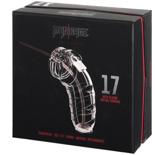 Mancage 17 Kyskhetsbur med Urinrørssonde Emballasjebilde 90