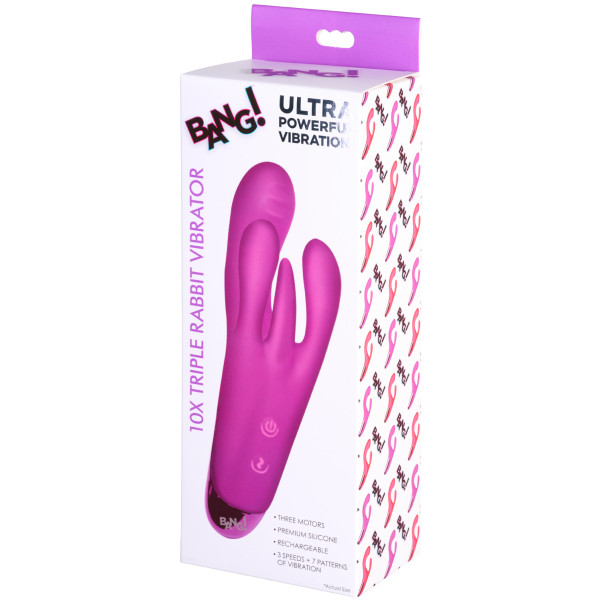 Bang! Trippel Rabbitvibrator Lilla Emballasjebilde 90