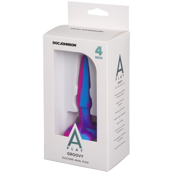 A-Play Groovy Berry Analplugg 10,8 cm Emballasjebilde 90