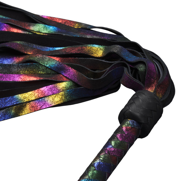 Strict Rainbow Flogger i Lær 90,5 cm Produktbilde 2