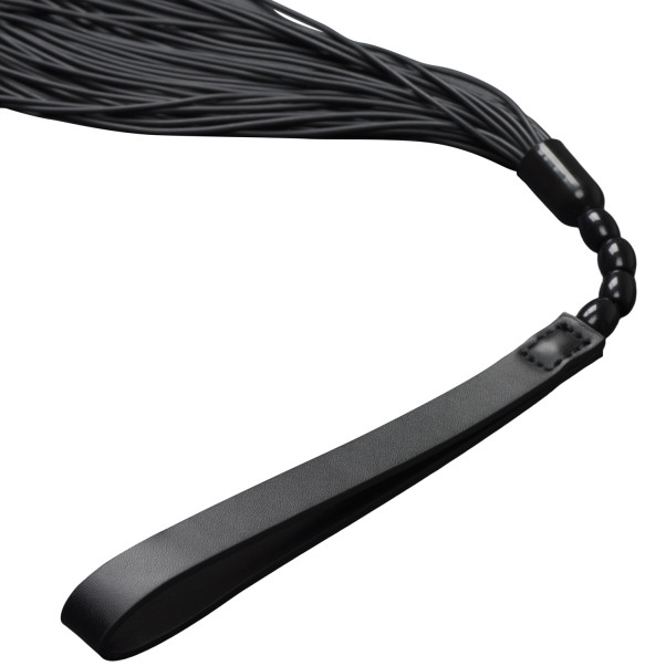 Sex & Mischief Noir Whip Falsk Skinn Flogger 45,5 cm Produktbilde 3