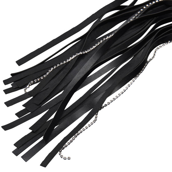 Sex & Mischief Crystal Whip Flogger 60,5 cm Produktbilde 3