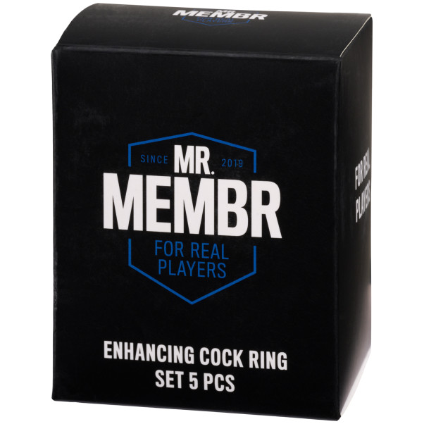 MR.MEMBR Enhancing Penisring Sett 5 stk Emballasjebilde 90