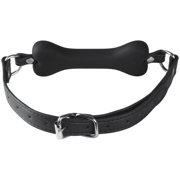 obaie Dog Bone Gag i Silikon og Kunstlær Produktbilde 2