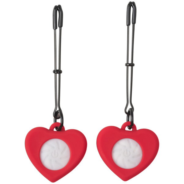 Charmed Light Up Heart Tweezer Nipple Clamps Produktbilde 1