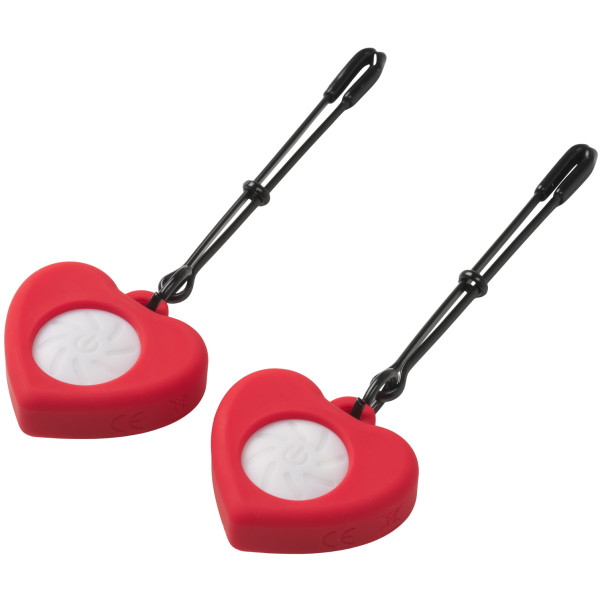Charmed Light Up Heart Tweezer Nipple Clamps Produktbilde 2