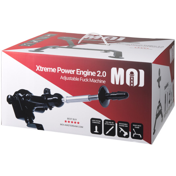 MOI Xtreme Power Engine 2.0 Justerbar Sexmaskin Emballasjebilde 90