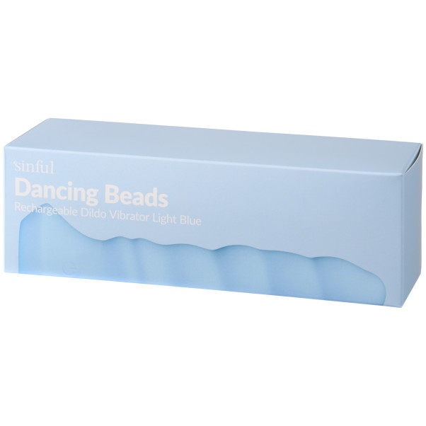 Sinful Dancing Beads Lyseblå Vibrator Emballasjebilde 90