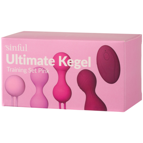 Sinful Ultimate Kegel Treningssett Rosa Emballasjebilde 90