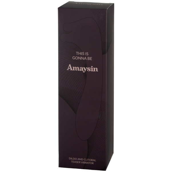 Amaysin Dildo og Pirrende Klitorisvibrator Emballasjebilde 90