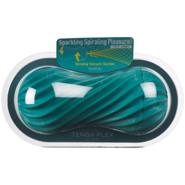 TENGA Flex Fizzy Green Masturbator Emballasjebilde 90
