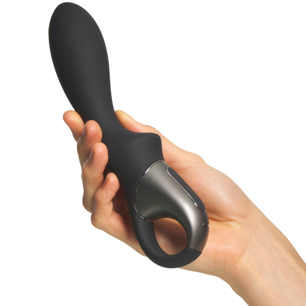 Satisfyer Heat Climax Analvibrator Produktbilde med hånd 50