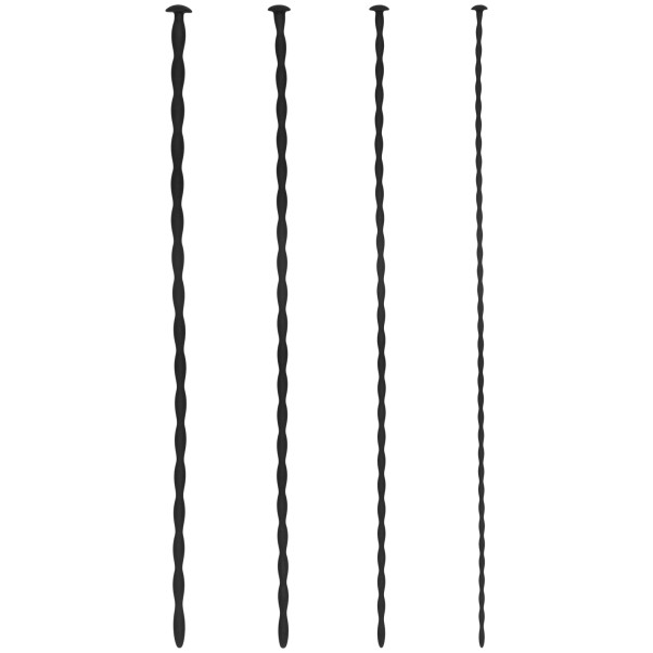 Ouch! Sett med Spiralskrueplugger i Silikon med Urinrørssonde Produktbilde 1