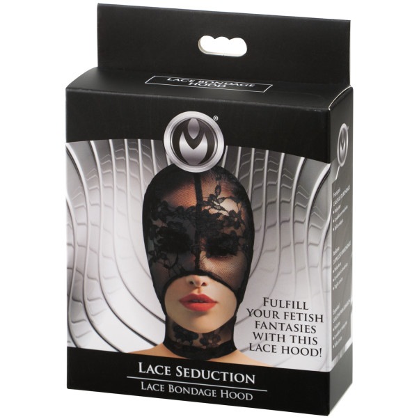 Master Series Lace Seduction Bondage Hood Emballasjebilde 90
