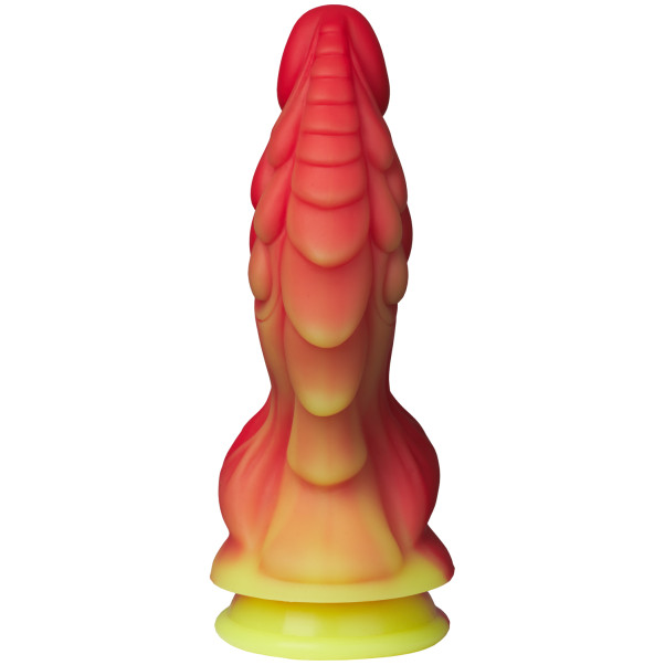 Fantasm Tales Red Dragon Silikon Dildo med sugekopp 22 cm Produktbilde 4