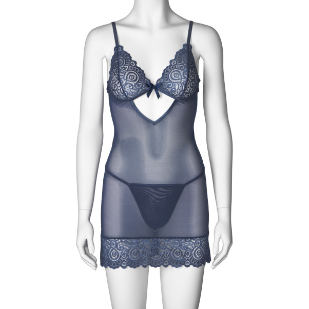 NORTIE Morning Glory Chemise Night Blue Produktbilde 5