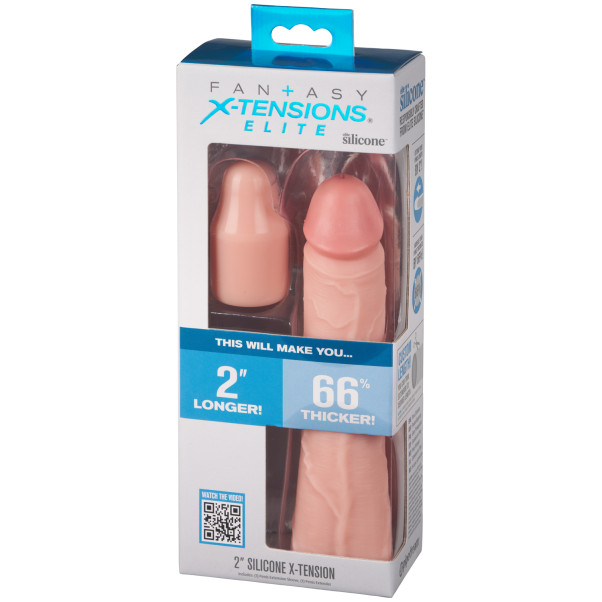 Fantasy X-tensions Elite Light Penis Sleeve Extension Emballasjebilde 90