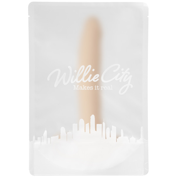 Willie City Strap-On Dual Dildo 15,3 cm Emballasjebilde 90